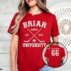 Off Campus Serie Briar University Di Laurentis 66 Shirt Hockey Rounisexce Shirt Briar U T-Shirt Sommer Unisex Unisex Baumwolle Y2ktShirt