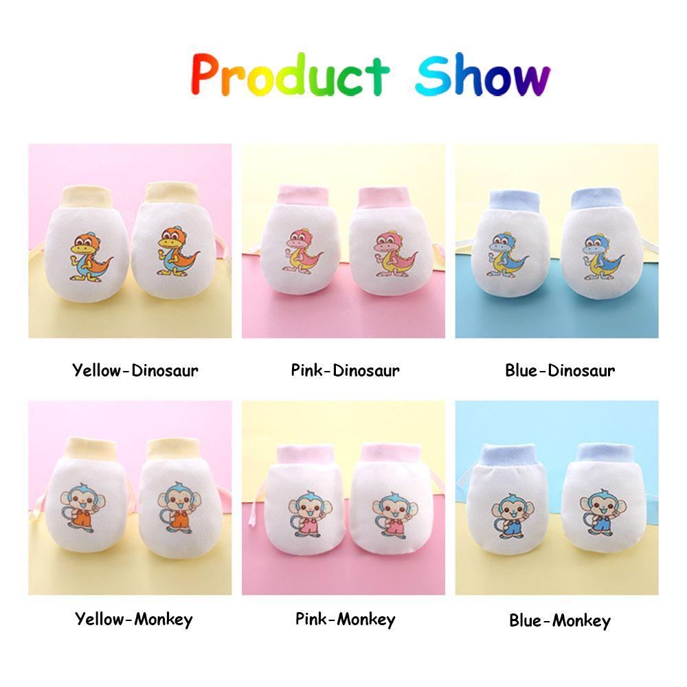 Product Baby Care Infant Newborn Pure Cotton Gloves Mittens Anti Scratch Drawstring