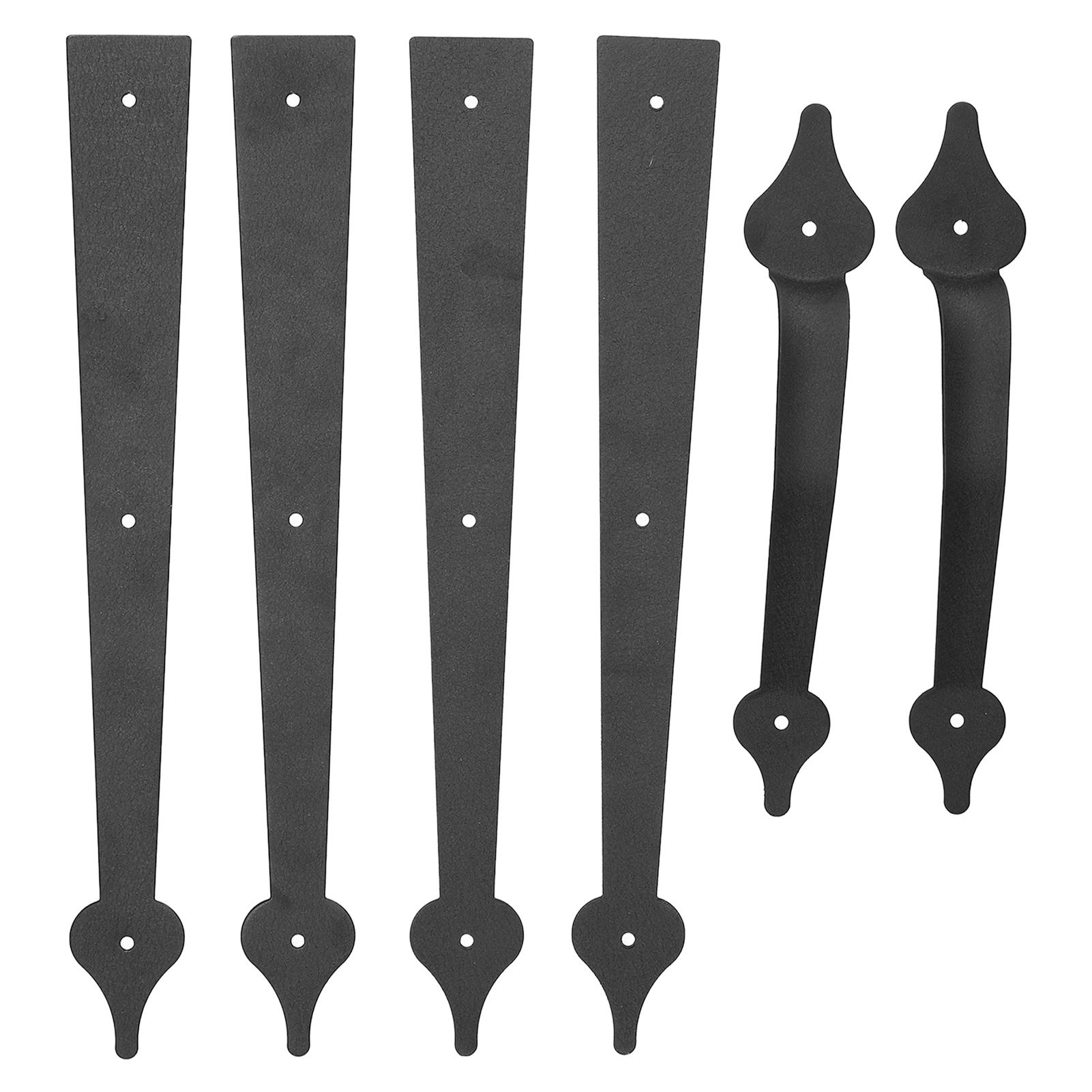 

American Style Garage Handle Wrought Iron Garage Door Decoration Garage Door Hardware