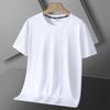 Ice Silk Short Sleeve T-shirt Men's Sports Quick Dry Top Men's Loose Half Sleeve Large Bottom Shirt