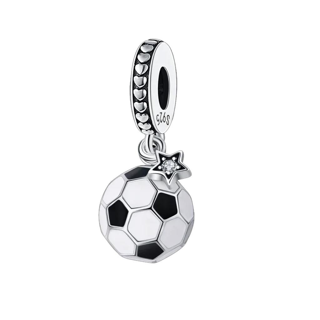 New Copper Basketball Football Sports Series Pendant Charm Fit Original Diy Bracelet Accessories Women Jewelry