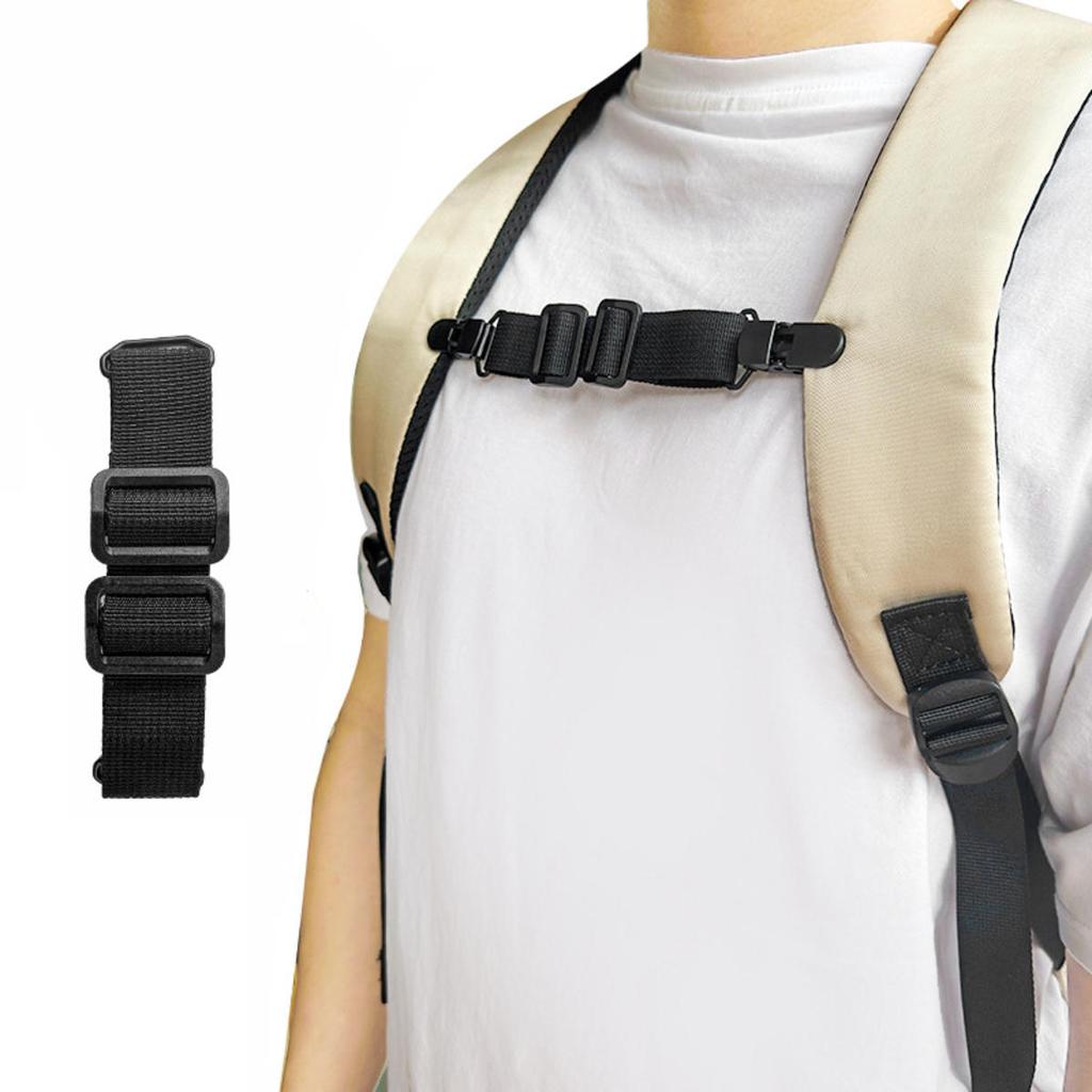 Backpack Chest Bag Strap Harness Adjustable Shoulder for Outdoor Camping Bags Straps Accessories Fixed Strap Wear Resistant