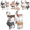 Amazing Static Animal Figurines Including Antelope Goat And Deer For Decoration