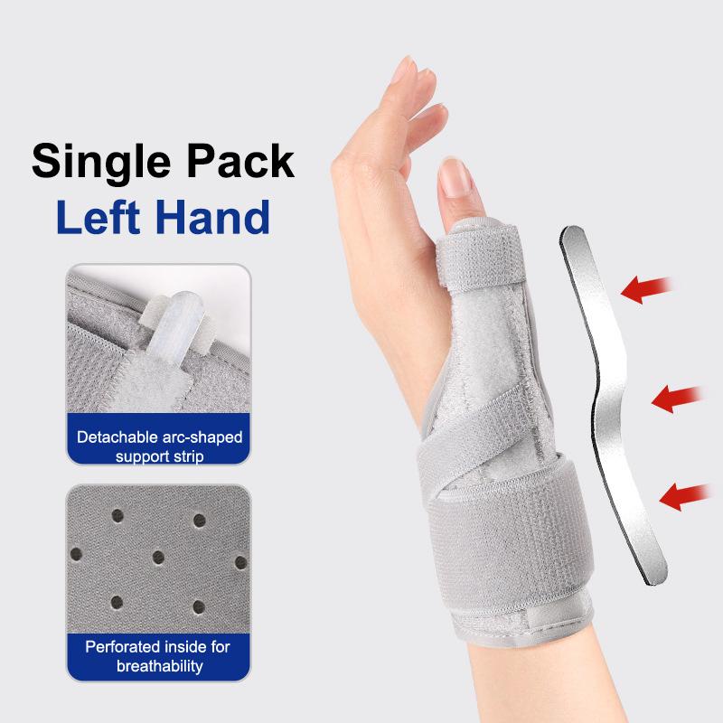 

1Pcs Adjustable Thumb Stabilizer Wrist Brace Support With Aluminum Plate Carpal Tunnel Arthritis Tenosynovitis Injury Recovery