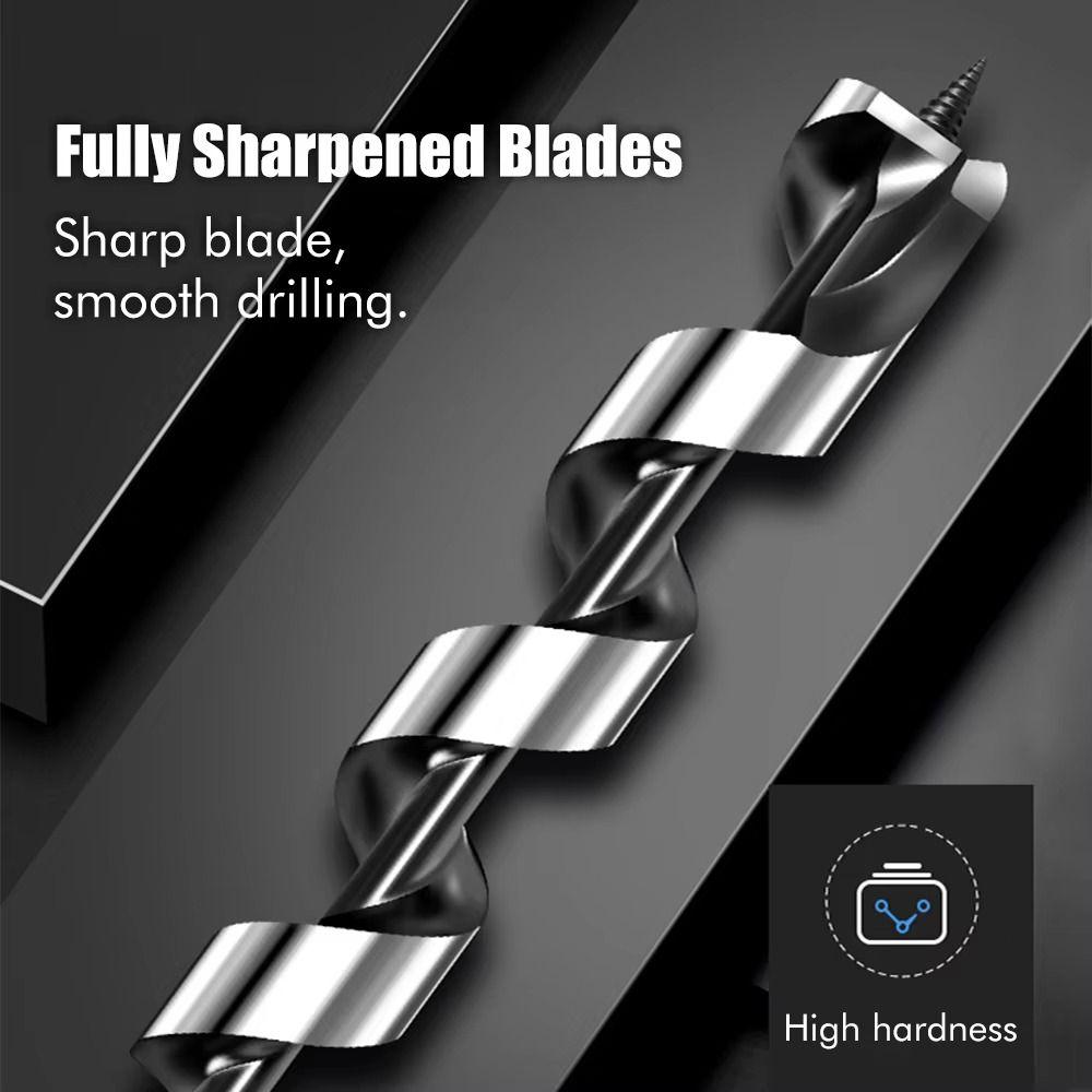 5pcs Hexagonal Handle Woodworking Roller Drill High Hardness Reaming Tool Center Drill  Carpenter