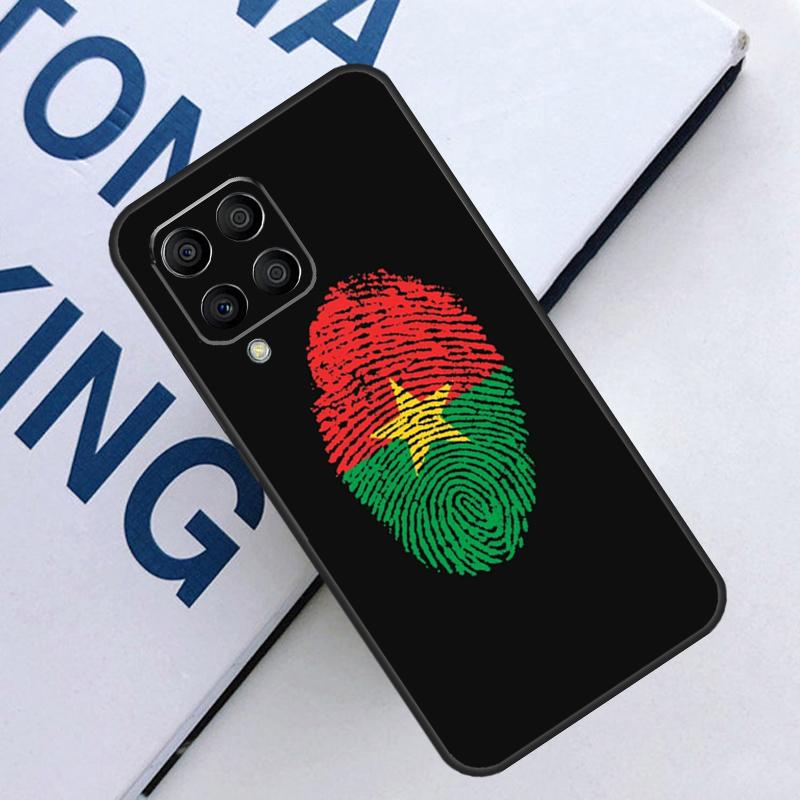 Burkina Faso Flagge Für Samsung Galaxy M35 M55 M14 M34 M54 M11 M21 M31 M13 M33 M53 M15 M12 M32 M52 M06 M16 Hülle