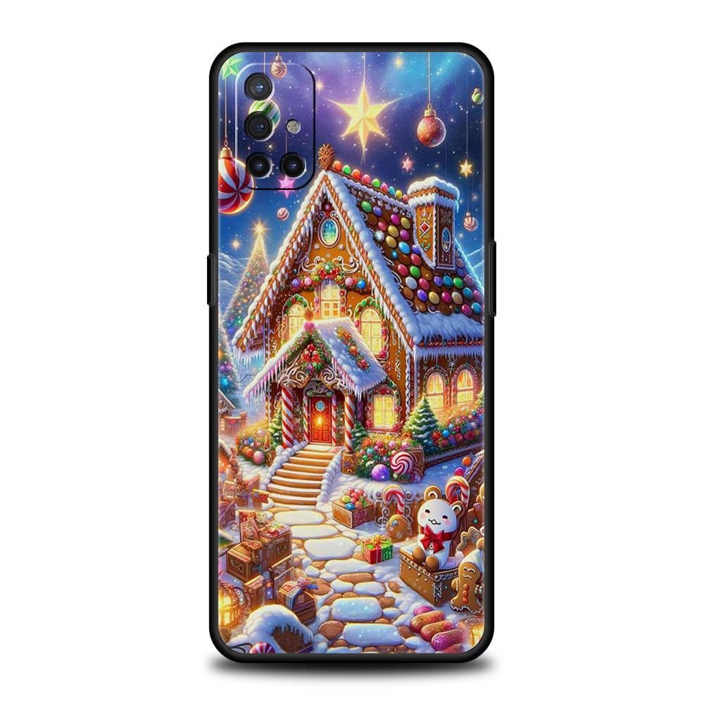 New Year Christmas Luxury Phone Case For Oneplus 10T 11 R10 Nord N100 N200 N10 10 7 8 9 7T 8T 9R 9RT CE 2 Z Pro 5G Silicon Cover