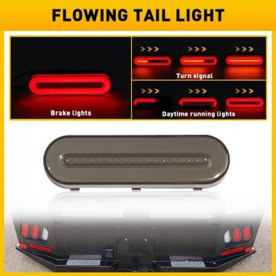 Motorcycle LED Running Brake Turn Stop Signal Tail Light Flowing Bar For UTV ATV