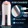 Automatic Sucking Male Masturbator, Blowjob Cup, Pocket Type Vaginal Sex Toy, 10-speed Vibrating Penis Glans Trainer (with Box)