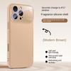 New Fragrance Liquid Silicone Phone Case For iPhone 16 15 14 13 12 11 Pro Max Plus Full Lens Protection Soft Shockproof Cover