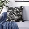 Eye Chaos square Jacquard Pillow Cover for Sofa Office Waist Cushion Cover Home Decorative Pillowcase