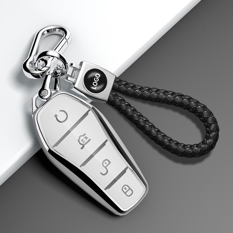 Compatible Key Cover for BYD Han EV, Tang DM/MAX, Song Pro, Qin PLUS, Yuan Models - Women’s Shell Buckle Bag