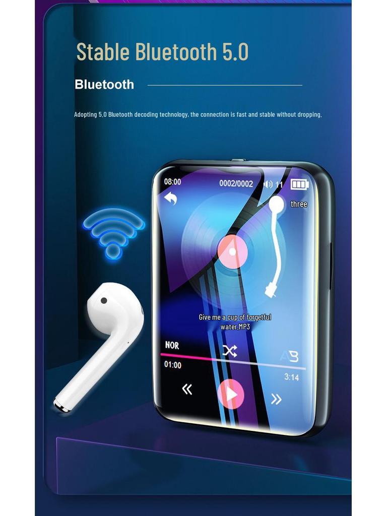 MP4 Touchscreen Bluetooth MP3 Music Player with English Dictionary for High School Students - Walkman P5