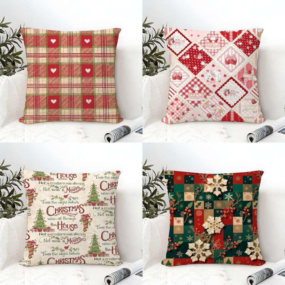 Striped Painted Color Print Pattern Pillow Case Linen Pillow Case Sofa Home Decor Cushion Cover Cushion Cove