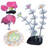 Aquarium Künstliche Pflanze Landschaft Aquarien Dekorationen für Aquarien Terrarium Garnelen Fluoreszierende Ornamente