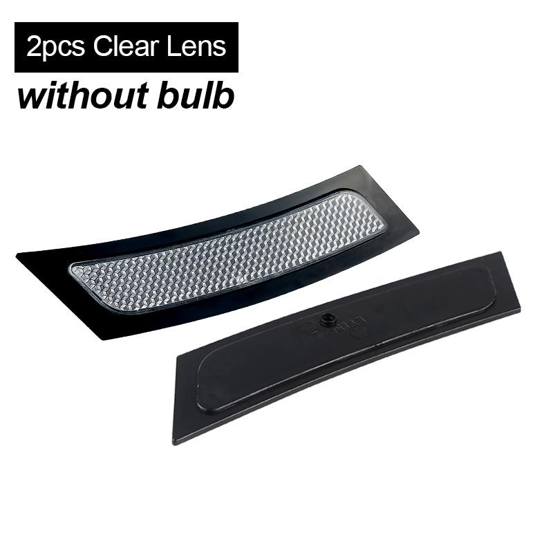 

For 2011-16 BMW F10 5-Series 528i 530i 535i 550i 550i xDrive Front Bumper LED Side Marker Lights,F10 Reflector Lamp 63147342093 Clear Lens no bulb