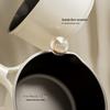 French Titanium Ceramic Non-stick Milk Pot with Lid, 16cm