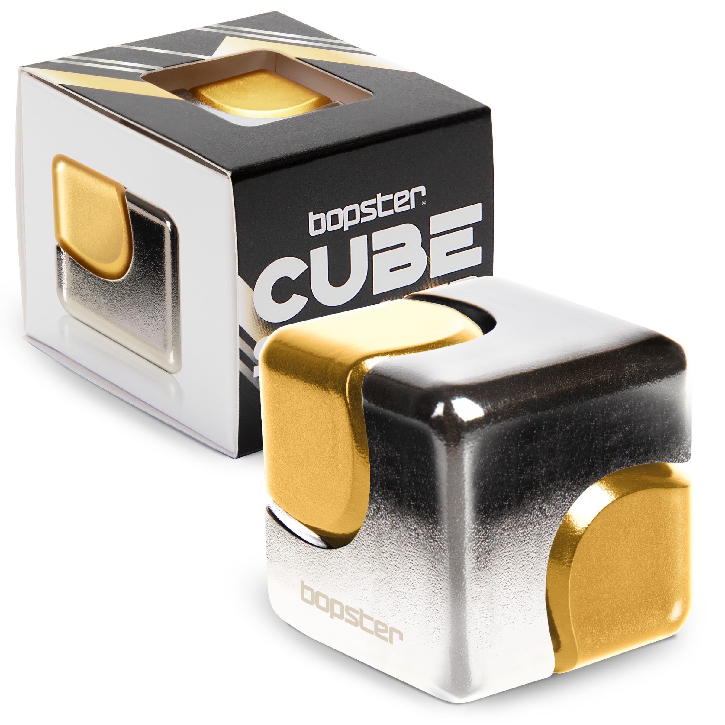 

Ishikawa Toys Hand Spinner CUBE SPINNER Silver Gold серебряный