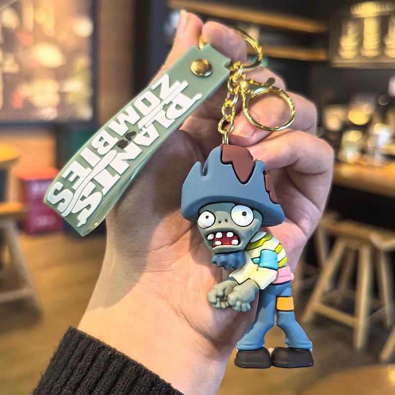 

Plants Vs. Zombies Keychain Small Gift Gift Company Doll Cute Children s Gift Personalized Gifts Y2k Fashion Toys Anime