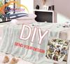 Sports ball Blanket Print All Season Lightweight Plush Cozy Super Soft Luxury Couch Sofa Bed Blanket{Customize your picture}