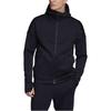 Adidas Logo Knit Hooded Jacket Men Outerwear Black BQ6925