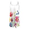 Summer Beach Dresses For Women Printed Strapless Camisole Sleeveless Sling Dress