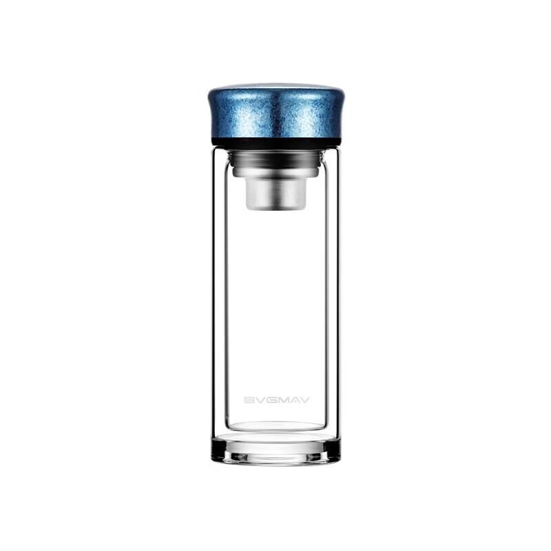 Baoweima Portable Double-Wall Glass Tea Infuser Bottle