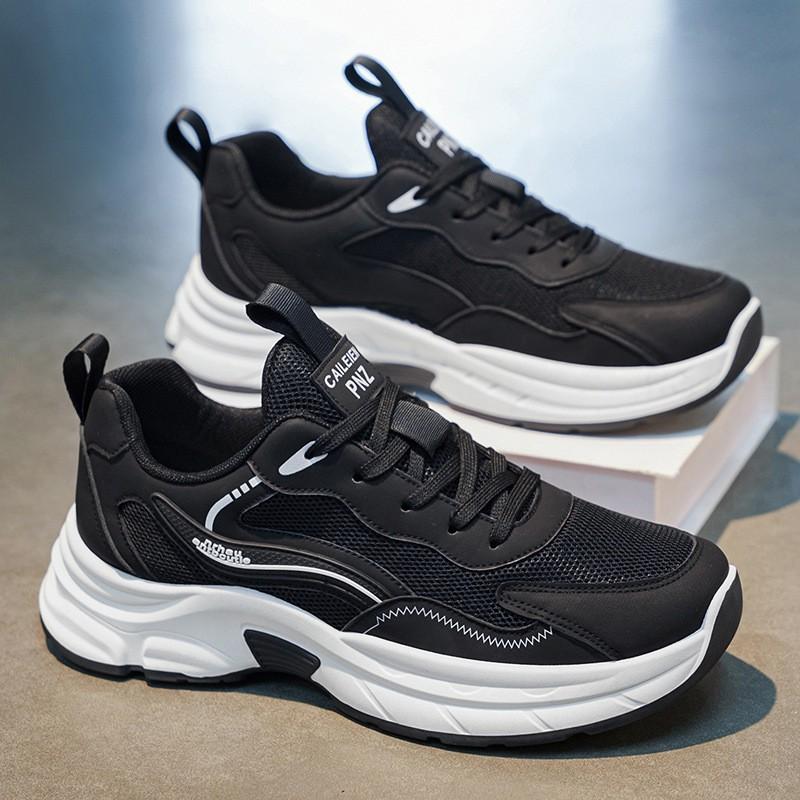 

New Teen Trend All-match Sneakers Non-slip Wear-resistant Shoes Men s Breathable Mesh Dad 43