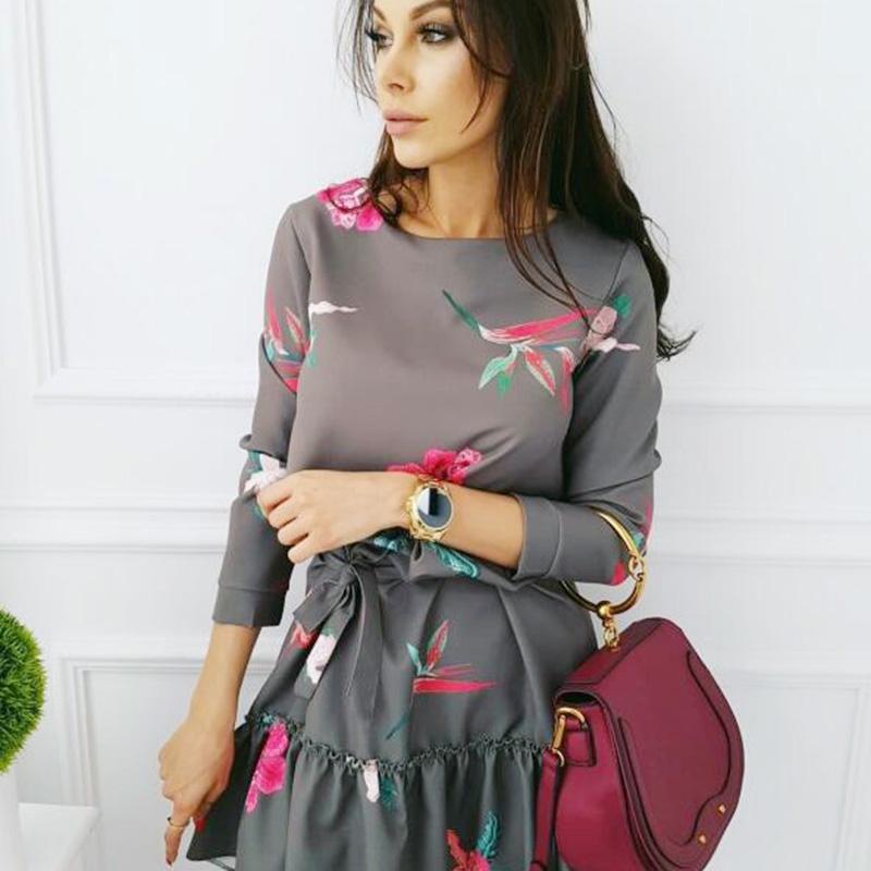 Premium Quality Fashion Women Long Sleeve Bodycon Casual Party Evening Mini Dress