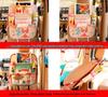 Korean Cartoon Car Seat Back Organizer with Reinforced iPad Holder - Multifunctional Storage Bag