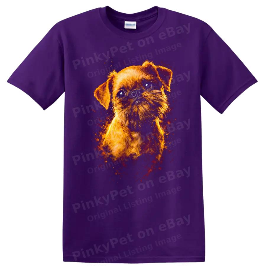 Dog Breed T Shirt Cute Playful Dog Face Design Funny Pet Lover Tee