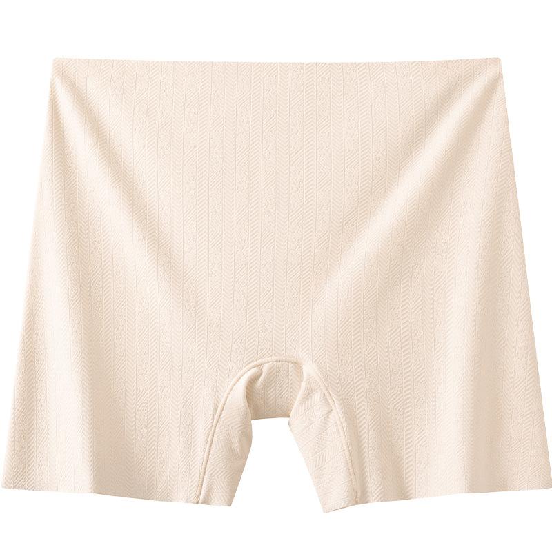 Women's Spring and Summer New Two in One Silk Crotch Anti Glare Safety Underwear