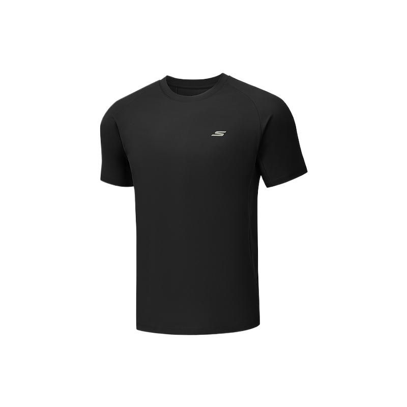 Skechers Breathable Short Sleeve Patchwork T-Shirt Men tops P226M141-0018 L