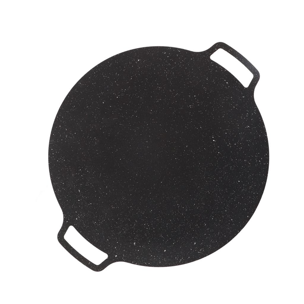 Okrągła patelnia grillowa BBQ z torbą do przechowywania Nieprzywierająca patelnia grillowa do grilla na kemping, do kuchni 36cm/14in