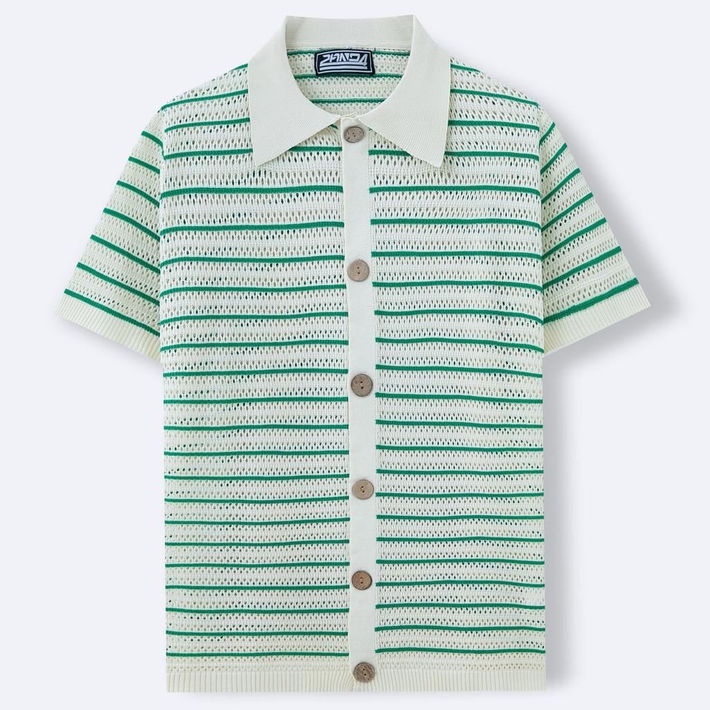New Men'S Polo Shirt Made Of Pure Cotton With Dropped Shoulders High-Quality Loose Fit For Fitness Versatile For Daily Exercise Short Sleeved Casual