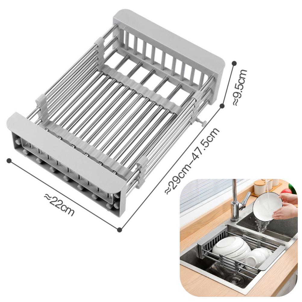 Mutfak Paslanmaz Çelik Lavabo Drenaj Raf Sünger Depolama Musluk Tutucu Sabun Süzgeç Havlu Askısı Raf Organizatör Mutfak Aksesuarları