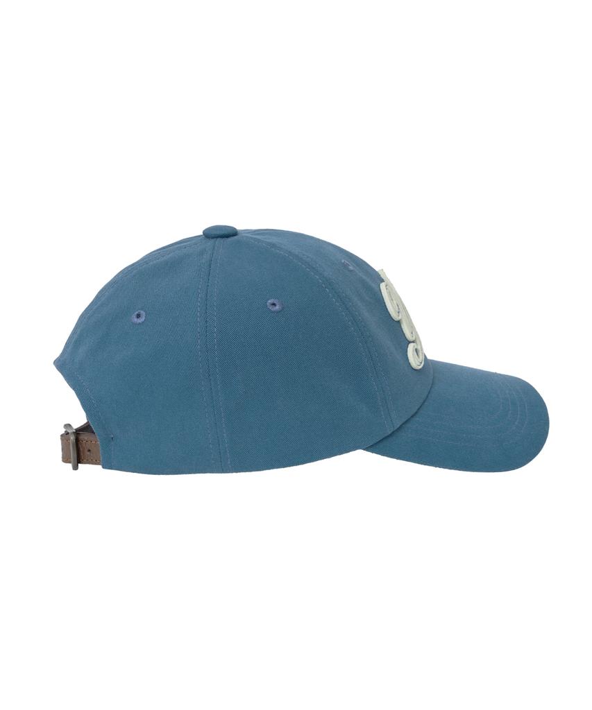 YALE Felt Applique Ball Cap_Blue