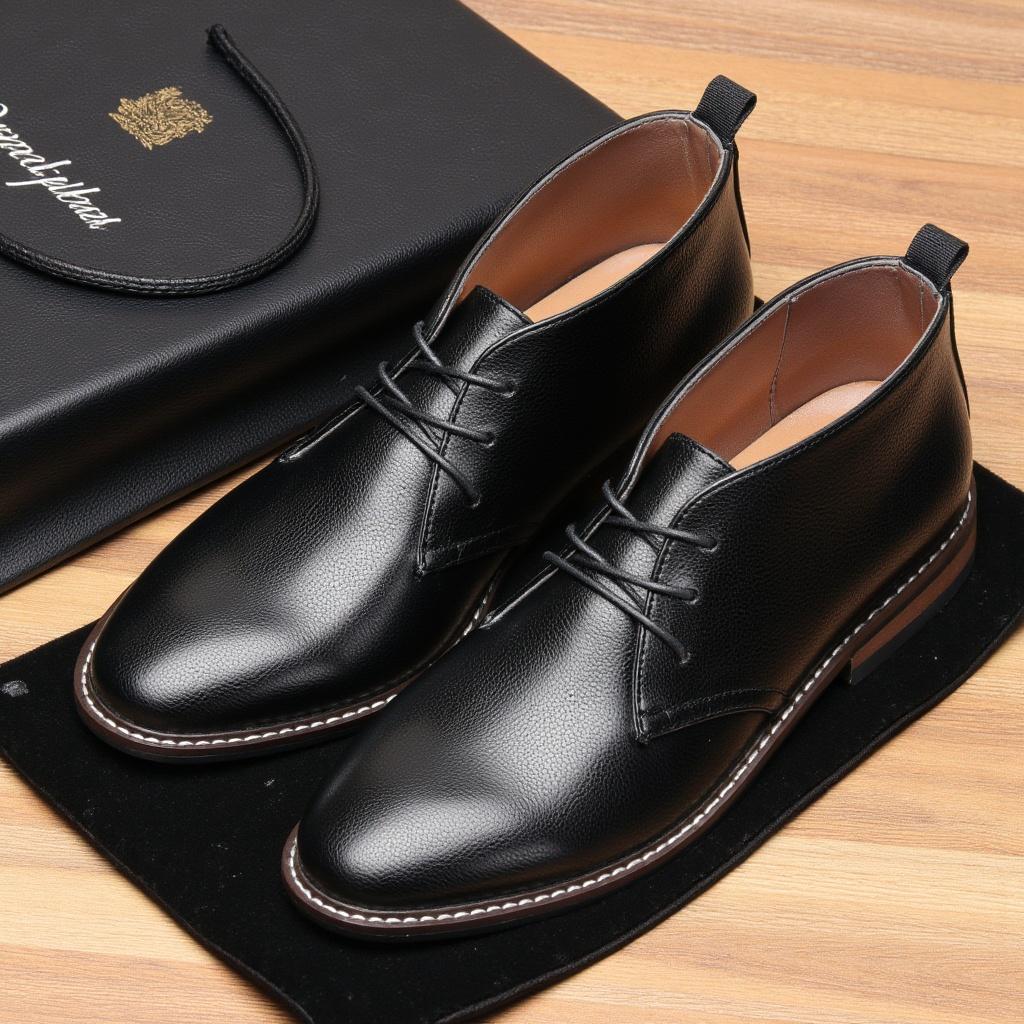 Boots Leather Retro Brand 2026 Casual Comfortable Fashion Outdoor Walking Shoe