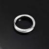 Vintage Viking Rune Symbol Mobius Ring for Men, Geometric Twisted Stainless Steel Rings, Fashion Finger Jewelry Size 7-12