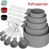 10-Piece Stainless Steel & Plastic Measuring Cups and Spoons Set - Essential Baking Utensils for Cake and Bread