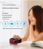 YX Atomic Black Retro Wood-Grain Mini Bluetooth Speaker: Portable High-Quality Nostalgic Design