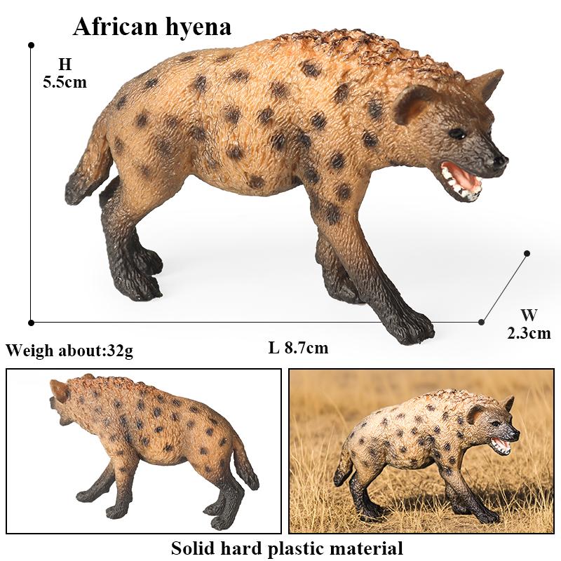 

Oenux Классические Дикие Африканские Животные Симуляция Тигр Гиеновые Фигурки Фигурки ПВХ Модель Образование Школа Детские Игрушки