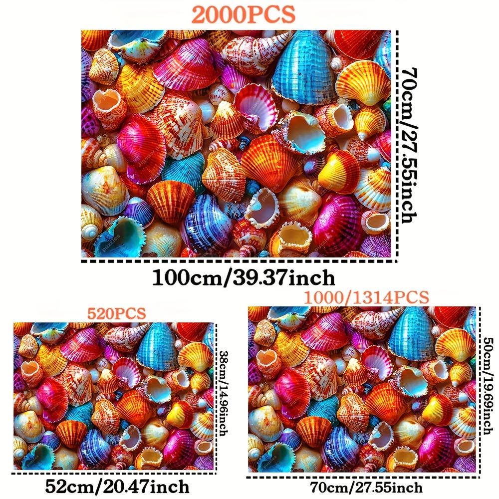 2000/1000/1314/520pcs, Jigsaw Puzzles, Family Fun Adult Puzzle, Portable Cuboid DIY Art Decor, DIY Puzzles, Made from High-Qua