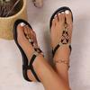 Flat Sandals Women's Elastic Beach Shoes Bohemian Style