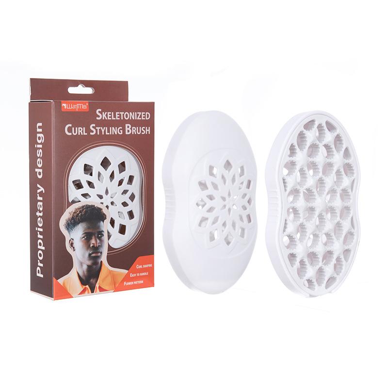 1Pcs Professional Curly African Hair Twist Brush Magic Coil Wave Wave Reusable Dreadlock Afro Hairbrush Curler Hair Styling Tool