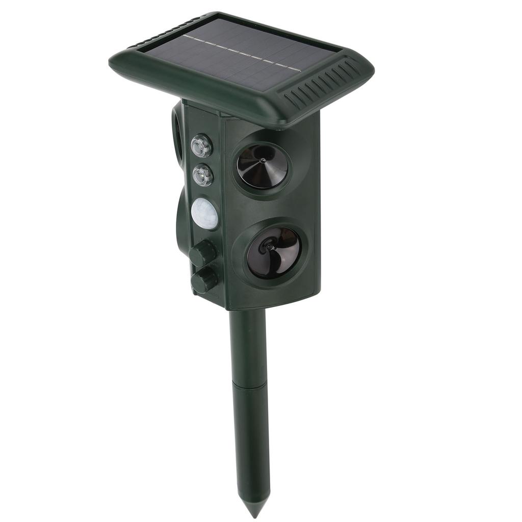 Outdoor Solar Animal Repellent Ultrasonic Vibration Smart Animal Snake Repellent