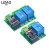 LIZAO 1 Channel ESP8166 WiFi Relay Module ESP-11 DC 1V with LED Indicator Reset Switch Low Level Trigger Relay Control Board