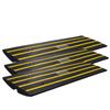 Curb Ramp Rubber Driveway Ramp 3 Pack 2.6" Rise 15T Load Threshold Ramp