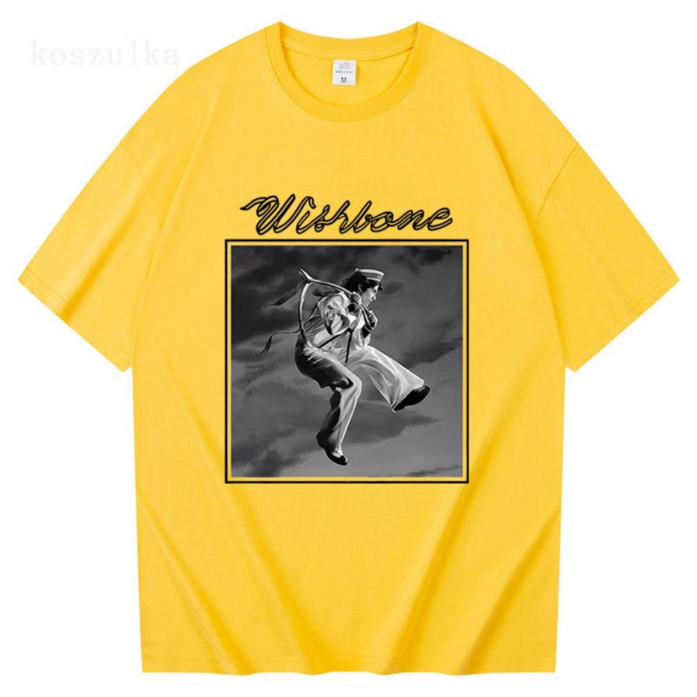 Fashion Conan Gray Wishbone Abum Cover T-shirt Pure Cotton Tees Short Sleeve Summer New Arrival Crewneck Y2K Tops Clothes
