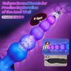 Remote Control Vibrating Anal Plug - Alien Beaded Dildo 10 Speeds, Silicone AV Wand for Men Women, BDSM Solo Play Adult Toy